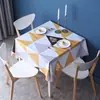 Fornecimento Direto da Fábrica de Toalhas de Mesa Estilo Étnico, Estilo Americano, Impermeáveis, à Prova de Óleo, Laváveis, Toalhas de Mesa Retangulares para Mesa de Jantar, Suporta Personalização
