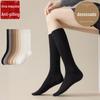 Meias Femininas para Primavera e Outono, Meias Longas de Algodão, Meias Afuniladas Estilo Japonês no Meio da Panturrilha, Meias Longas Antiderrapantes para Outono e Inverno