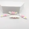 Dibujo animado niña hermosa varita mágica nudo de lazo accesorios de resina accesorios para el cabello carcasa de teléfono móvil caja de almacenamiento de pegamento cremoso material