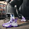 Zapatos de Baloncesto, Zapatos para Hombre, Zapatos Deportivos, Tenis Cómodos Prácticos para Hombre y Mujer, Zapatos Casuales de Caña Alta de Moda, Zapatos para Correr al por Mayor