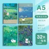 A5 Dibujo Animado Lindo Coche Cuaderno de Líneas B5 Cuaderno de Alto Valor Bloc de Notas Espesado de Línea Horizontal Libro de Premios para Estudiantes Venta al por Mayor