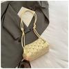 Bolso de Mano de Moda de Verano Bolso Tote Pequeño para Mujer 2025 Nuevo Bolso Bucket Acolchado Simple Hombro Cruzado Bolso para Teléfono Móvil