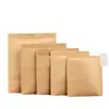 Bolsas de papel engrosado a prueba de aceite personalizadas para comercio electrónico transfronterizo, adecuadas para empaquetar hot cakes fritos, bollos rellenos de carne y otros snacks; bolsas desechables para llevar con recubrimiento