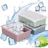 Bandeja de Hielo Grande de Silicona Transfronteriza Molde de Cubitos de Hielo de Grado Alimenticio Molde de Bola de Hielo de Desmoldeo Fácil Congelación Rápida Molde para Hacer Hielo Casero