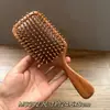 Pente de sândalo dourado para meridianos atacado pente massageador de couro cabeludo cabo masculino e feminino tratamento para queda de cabelo dragar o corpo inteiro universal