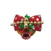 Regalo de Navidad Directo de Fábrica 3 Luces LED Insignia de Ángel Joyería para Fiesta Broche Luminoso para Árbol de Navidad
