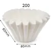 Filtro de Papel para Café em Formato de Tigela, Feito de Polpa de Madeira Virgem, 200*80, Filtração Sem Resíduos, Exclusivo para a Amazon