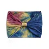 18 cm de Ancho Versión Extra Ancha Europea y Americana Cinturilla Diadema Deportiva Tie-Dye Moda Yoga Diadema Bufanda para Damas Fabricante Mayorista