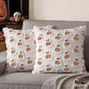 Funda de Almohada de Peluche Fantasma Calabaza de Halloween Transfronteriza Decoración Festiva para Sala de Estar Cojín para Sofá Almohada de Cama para Dormitorio