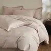 Conjunto de Algodão Puro Jacquard 60 Fios com Bordado de Rosas, Brocado 100% Algodão, Roupa de Cama com Conforto Tridimensional