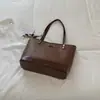 Bolsa Tote Tecida Shuai Mijia de Grande Capacidade 2026 Outono Nova Elegante Retrô Bolsa Tote de Ombro Único para o Dia a Dia