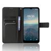Funda para Teléfono Móvil Vodafone Smart T23 con Tarjeta y Lanyard Patrón de Diamante Funda de Cuero Tapa abatible V22