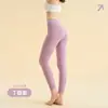 Calça Outono de Lã Alemã Lisa Cor Sólida Feminina Alta Elasticidade Modeladora Afinando Quente Calça Camada Base Dupla Face Escovada Cintura Alta Calça Justa