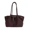 Bolso casual de gran capacidad para mujer, nueva colección otoño/invierno 2026, bolso tote de gamuza retro, adecuado para ir al trabajo y como bolso de hombro