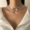 Collar de moda transfronterizo multicapa apilado con estilo versátil ins variedad de cadenas opcionales collar vintage exagerado