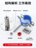 Abrazadera de Tubo de Acero Inoxidable Clip Fijo Abrazadera de Soporte para Tubo Clip para Tubo Soporte Fijo para Tubo de Gas Abrazadera de Soporte para Tubo de Agua Aro