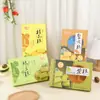 Caja de Embalaje para Pastelería Tradicional China Recuerdo Navideño Pastel de Frijol Mungo Caja de Color Almacenamiento de Snacks Horneados Plegable Caja de Regalo