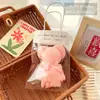 Toalha de flanela de coral espessa em formato de urso, presente para as mãos, toalha quadrada, atividades de casamento, aniversário, feriado, presentes práticos, atacado