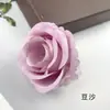 Simulação de cabeça de camélia enrolada diy botão de rosa pequeno único material para cocar grampo de cabelo feito à mão parede de flores acessórios