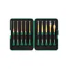 Juego de 5 piezas de punzones de muestra, cinceles planos, punzones de centro, punzones cónicos Sata Tools, Juego de 10 piezas de punzones de muestra con mangos de goma 09165