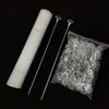 Haste de Balão Transparente de 40CM Haste de Reboque para Balão de Látex Haste Fixa Manual para Balão Haste de Balão Cor Macaron