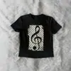 Camiseta Feminina Curta Casual Estilo Y2K Europeu e Americano Estampa Retro Americana Subcultura Harajuku Estilo Gótico Dark Slim Fit Hot Girl