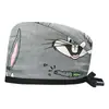Salón de Belleza Gorro de Operación Masculino Corbata Quirófano Dental Gorro de Quimioterapia Cuidado Médico de Algodón Femenino Gorro de Enfermera Baotou