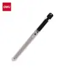 Cuchillo de utilidad Deli TD216 9mm60 grados SK5 (Plata) Cortador de Papel de Hoja Plateada para Abrir Cajas y Cortar Paquetes