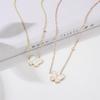 Collar de Mariposa Súper Hada Flower Trail para Mujer Estilo Mori Ins Estilo Frío Cadena Clavícula Collar Corto Elegante Cadena