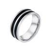 Anillo de acero de titanio para hombre hip hop nicho moderno de alta gama ins no se decolora pulsera de joyería de acero inoxidable