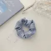 Lazo para coleta dulce y versátil para mujer, Cuerda para el pelo simple y elegante, Scrunchie de gran tamaño para verano, Accesorio para el pelo fresco y simple