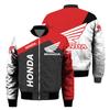 Invierno Europeo y Americano para hombre Nueva Moda Urbana Fitness Deportes Uniforme de béisbol de piloto digital 3D chaqueta con logo de coche para hombre