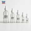Xm0461 Botella de Vidrio Cilíndrica de Alta Calidad con Gotero de Vidrio Adecuada para Aceites Esenciales y Sérums, Botella Vacía de 5ml-100ml Personalización