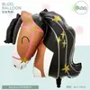 Globos de papel de aluminio con cabeza de animal linda estilo caricatura, nuevos, transfronterizos, decoraciones y suministros para fiestas de cumpleaños de niños y bebés