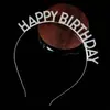 Diadema de Fiesta de Cumpleaños Transfronteriza Europea y Americana para Mujer Letra Feliz Cumpleaños Feliz Cumpleaños Diadema Corona