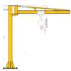 Grúa Cantilever Jinyou Tipo Columna Eléctrica Giratoria 1/2 Tonelada Pequeña Manual Móvil Grúa de Brazo Único