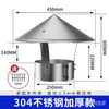 Sombrero a Prueba de Lluvia para Chimenea, Sombrero de Acero Inoxidable para Salida de Humo, Cubierta de Tubo de Chimenea para Estufa Exterior, Tapa a Prueba de Viento para Tubo de Escape de Chimenea Exterior
