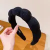 Moda Europea y Americana Blogger Celebridad de Internet ins Diadema Retorcida Diadema de Calavera Alta Diadema SPA Lavado de Cara Maquillaje Accesorios para el Cabello
