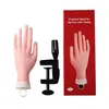 Mão Protética para Nail Art, Mão de Prática para Nail Art, Mão Protética de Prática, Dedos Podem Ser Dobrados, Mão Masculina, Suporte de Mão Masculina