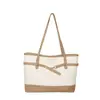 Bolsa Tote Casual de Grande Capacidade para Mulheres 2026 Nova Cor Sólida Bloco de Cores Bolsa de Ombro Único Nicho Trabalho Deslocamento Bolsa de Axila