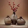 Vaso de Vidro Colorido Fresco Nórdico Vaso Pequeno Criativo para Mesa de Escritório Luxo Leve Simples Garrafa de Aromaterapia Fabricante Venda no Atacado