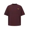 Camiseta Creativa con Estampado de Letras de Manga Corta para Niños, Camiseta Casual Holgada de Cuello Redondo de Media Manga Hip-Hop de Moda para Verano