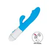Vibrador Duplo AV em Silicone Imitação Ponto G Feminino, Massageador para Autoestimulação, Dispositivo de Prazer Adulto