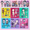 Novos Adesivos de Quebra-Cabeça Kpop Hunter com 18 Peças Brinquedos Educativos Artesanais Divertidos para Crianças com Adesivos de Vestir