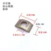 Junta de Media Luna de Hierro Tuerca M6 Tornillo de Máquina Card King Muebles de Oficina de Madera Maciza Cama Agujero Redondo Conector Antiextracción
