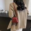 2025 Nova Mini Bolsa Fashion Única Bolsa de Batom Pequena Bolsa Quadrada Ins Textura Bolsa Transversal Feminina