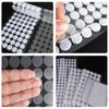 Velcro Adhesivo Redondo Hebilla Autoadhesiva de Doble Cara Libro Tranquilo para Niños de Jardín de Infancia Velcro de Punto