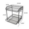 Cozinha doméstica Rack de Pratos Rack de Drenagem Rack de Armazenamento Armário Rack de Armazenamento de Armário Tigela Pauzinhos Pratos Armário Pratos Multicamadas