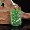 Colgante de Jaspe de Material de Mongolia Exterior de Xinjiang, Buda Guanyin, Colgante de Jade Verde Espinaca, Jade Hetian Verde, Colgante de Jade de Puesto Jianghu