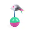 Suministros para Mascotas al por Mayor Transfronterizo Sonido de Arena y Piedra Peluche Ratón Tumbler Educativo Interactivo Auto-Placer Juguete para Gato